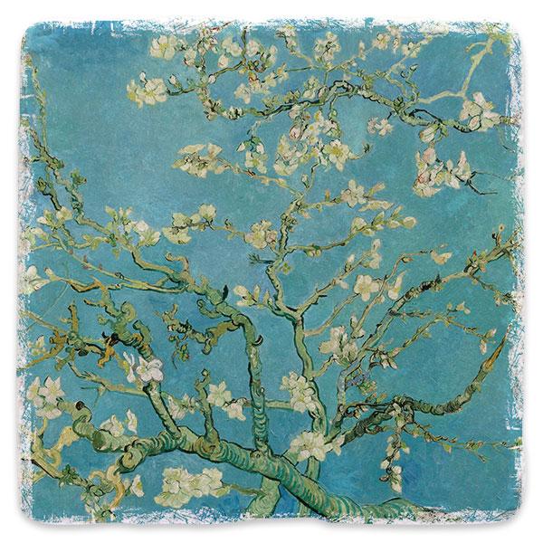 Branches Of An Almond Tree In Blossom